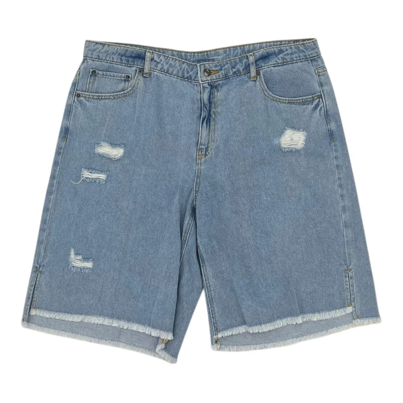Men's Pants with Adjustable WaistbandsShorts By Clothes Mentor In Blue Denim, Size:14 Men's Pants with Adjustable WaistbandsShorts By Clothes Mentor In Blue Denim, Size:14