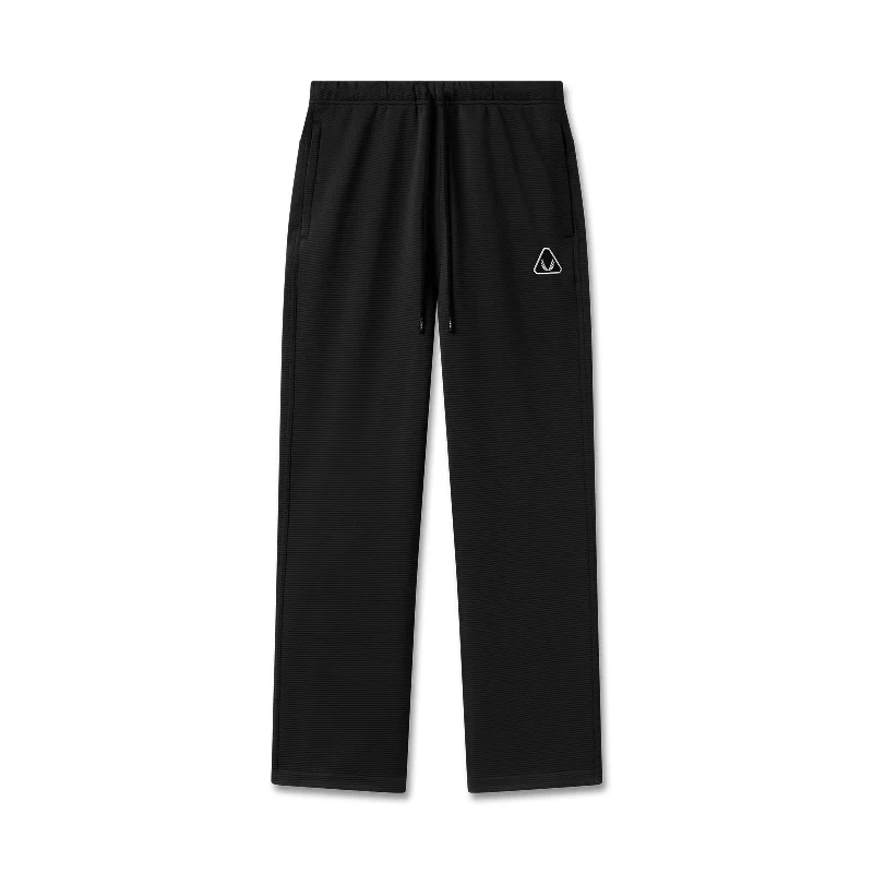 Men's Pants with Reflective Stripes for Safety1034. Deltapeak® Straight Leg Sweats - Black Men's Pants with Reflective Stripes for Safety1034. Deltapeak® Straight Leg Sweats - Black