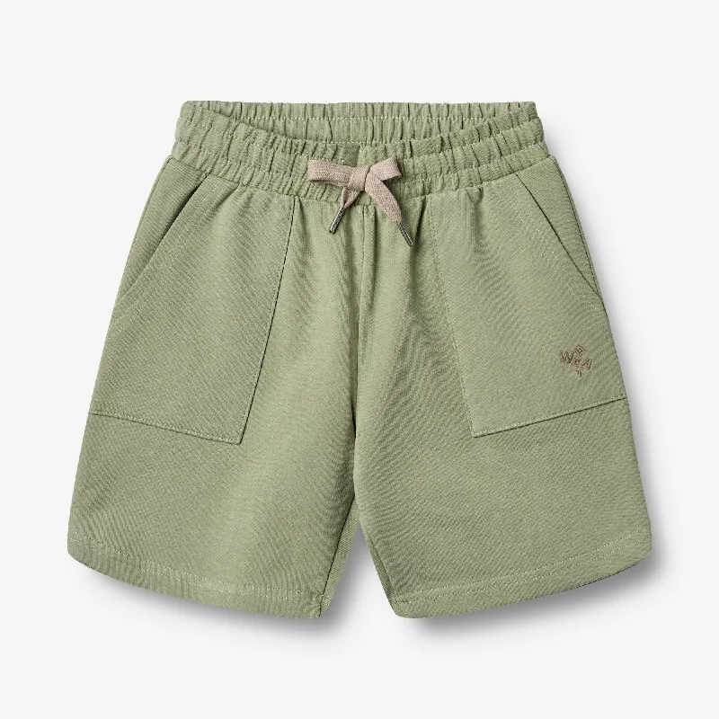 Men's Pants with Back PocketsSweat shorts Elmo - green tea