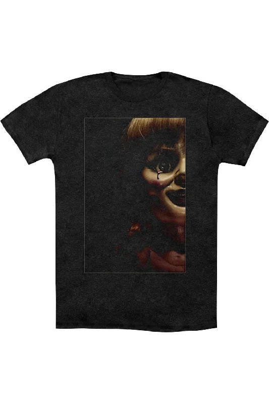 Men's Shirts with UV ProtectionAnnabelle Doll Tear Adult Heather Tee / T-Shirt