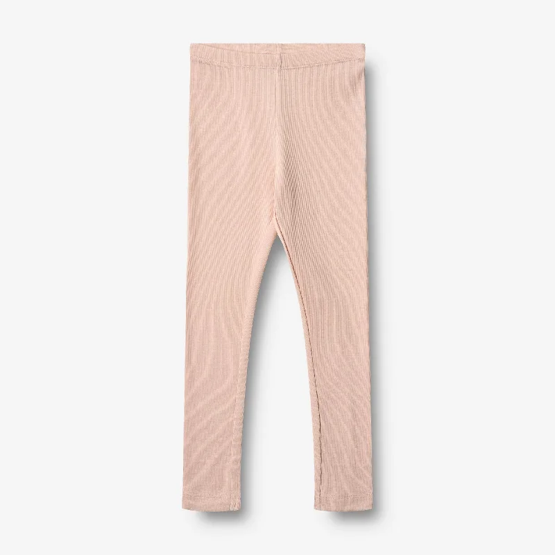 Men's Pants with Contrast StitchingRib Leggings Maddy - powder