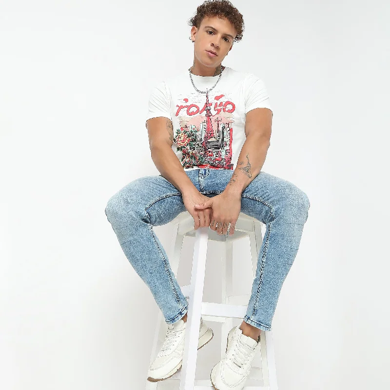 Men's Shirts with Double-Breasted DesignsEvery Day Large Bold Graphic Tees - Regular Fit 100% Cotton - Outstanding Value