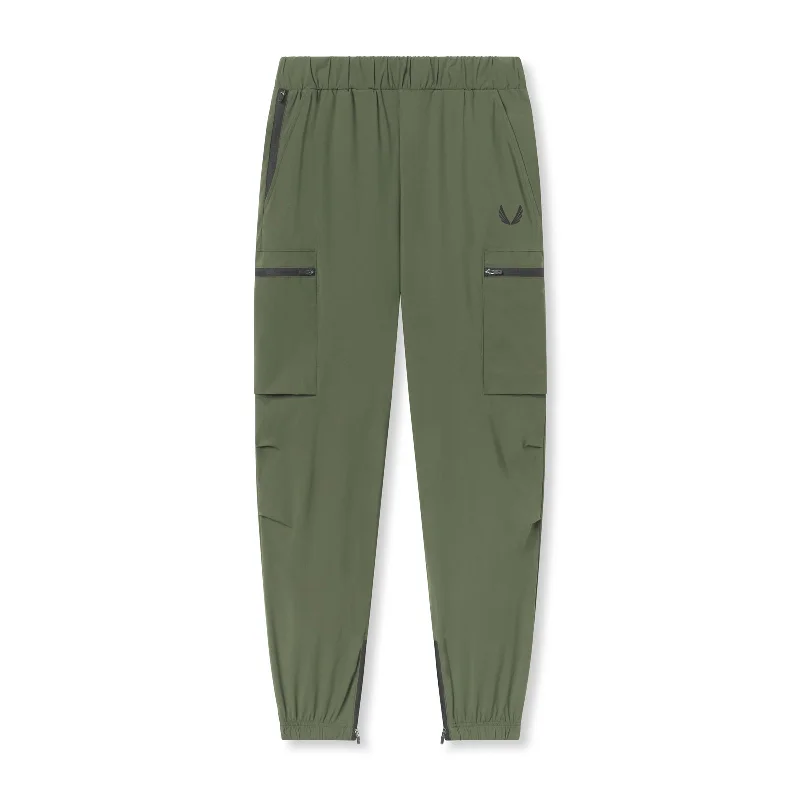 Comfortable Men's Joggers0656. Tetra-Lite® Standard Zip Jogger - Olive