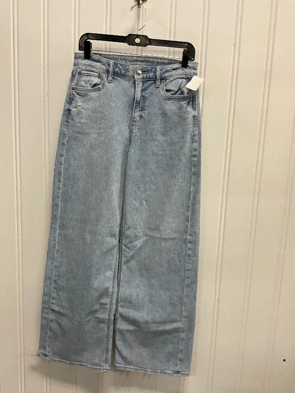 Everyday Casual Men's JeansJeans Wide Leg By American Eagle In Blue Denim, Size: 2