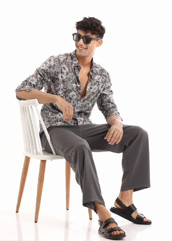 Men's Pattern-Clashing Shirts for Bold FashionFloral Chintz Printed Shirt