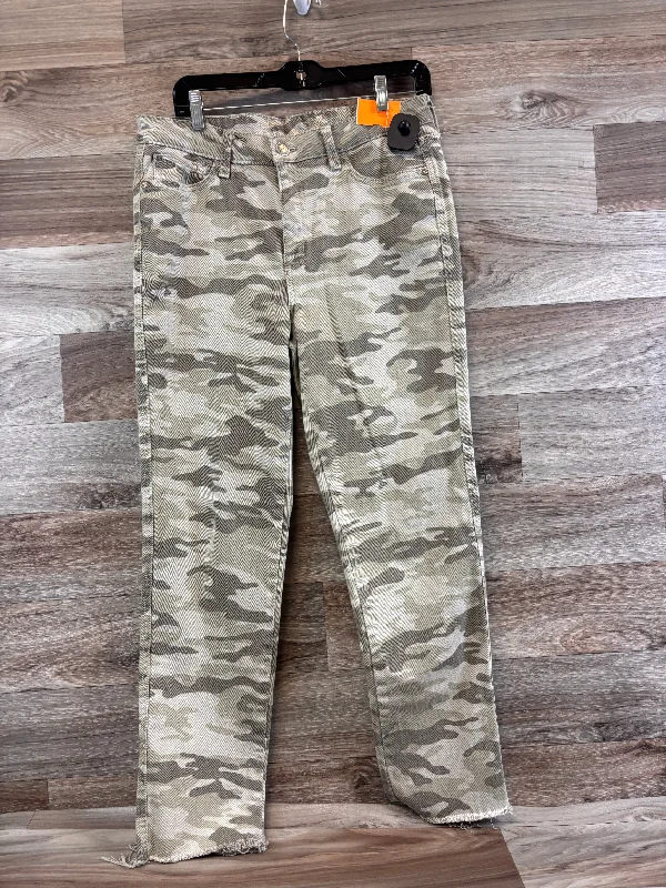 XXXL Men's JeansJeans Straight By Seven 7 In Camouflage Print, Size: 6