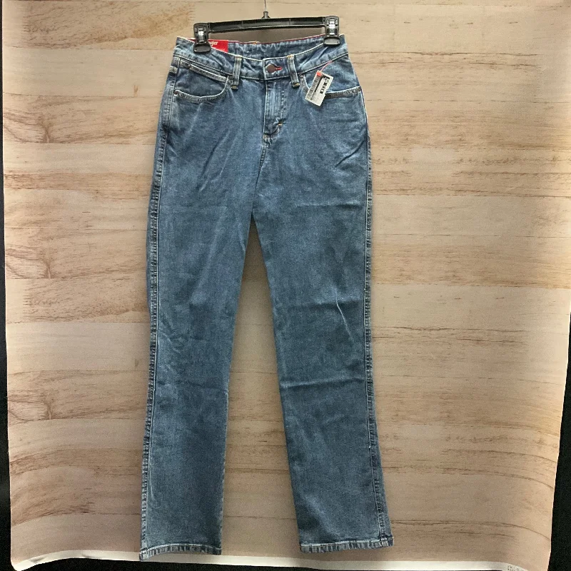 Premium Men's JeansJeans Boot Cut By Wrangler In Blue, Size: 4