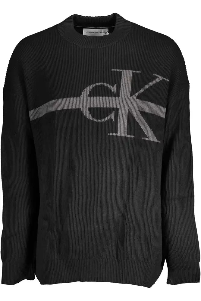 Men's Sweaters with Checkerboard PatternsCalvin Klein Cotton Men Men's Sweater