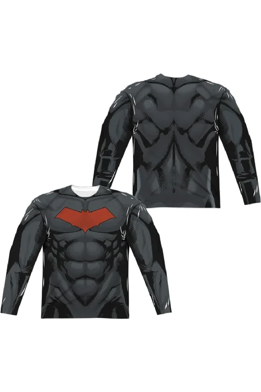 Men's Shirts with CollarsBatman Red Hood Style 2 (Front/Back Print) Long Sleeve Adult Poly Crew Tee / T-Shirt Men's Shirts with CollarsBatman Red Hood Style 2 (Front/Back Print) Long Sleeve Adult Poly Crew Tee / T-Shirt