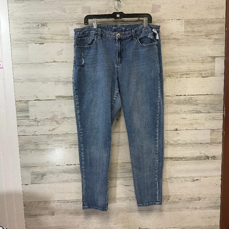 Dark Wash Men's JeansJeans Boyfriend By Inc In Blue Denim, Size: 16