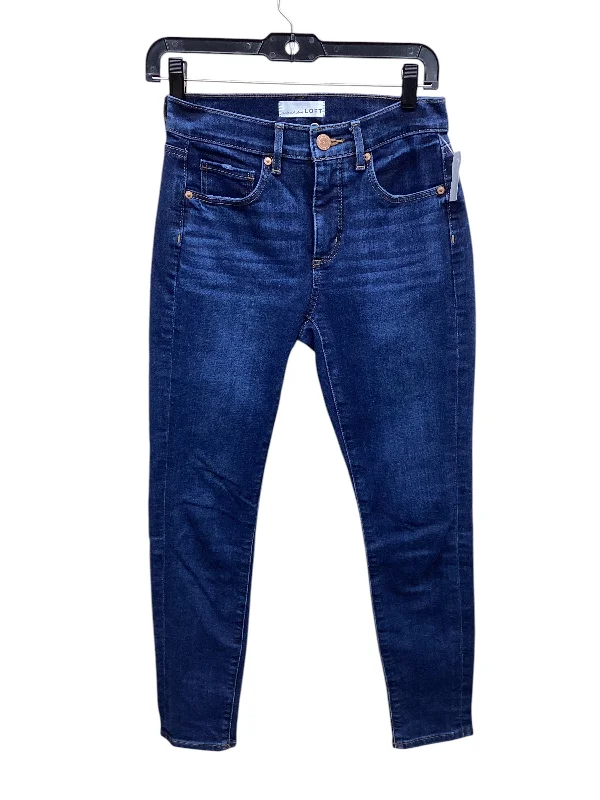 Men's Straight-Leg Jeans in Dark WashJeans Straight By Loft In Denim, Size: 2