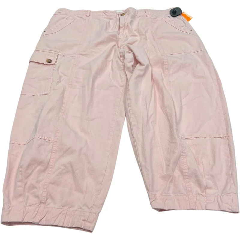 Designer Men's JeansJeans Cropped By Anthropologie In Pink, Size: 16
