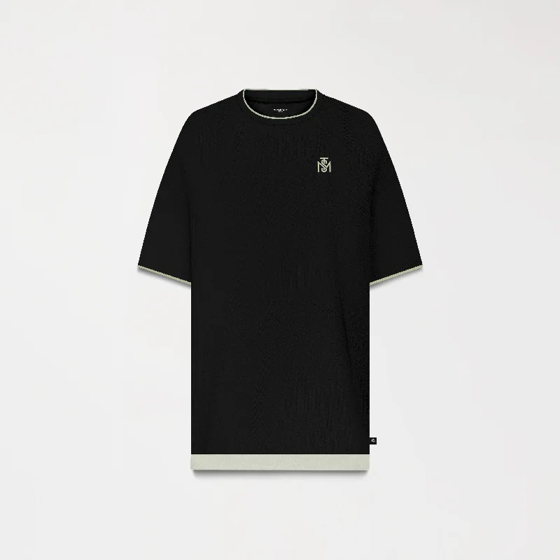 Casual Men's T-ShirtsDAFFIELD T-SHIRT OVERSIZED MEN BLACK