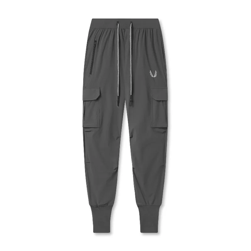 Men's Tapered Pants for a Slimming Effect0825. Tetra-Lite® Cargo High Rib Jogger - Space Grey "Reflective" Men's Tapered Pants for a Slimming Effect0825. Tetra-Lite® Cargo High Rib Jogger - Space Grey "Reflective"