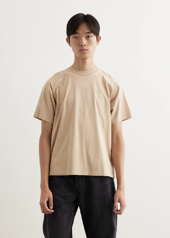 Casual Men's T-ShirtsWordmark Pigment Dyed T-Shirt