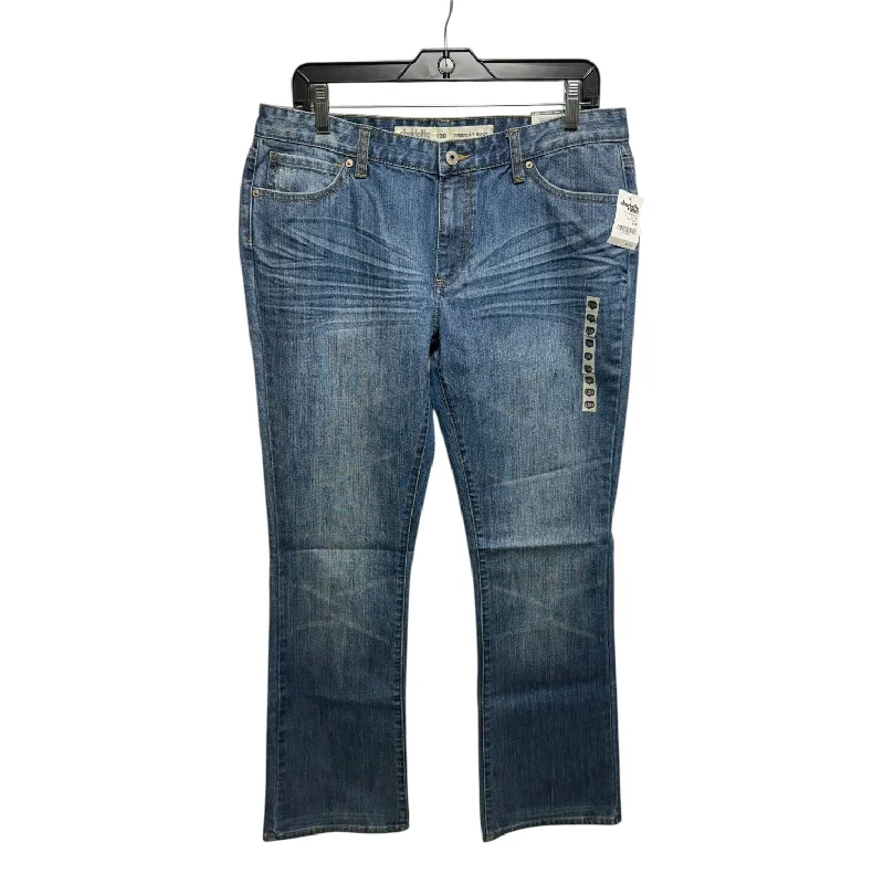 Sustainable Men's JeansJeans Boot Cut By Charlotte Russe In Blue Denim, Size: 12