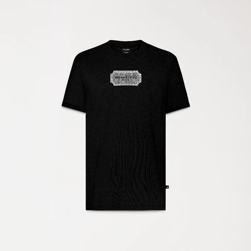 Men's Shirts with Adjustable HemlinesWALLER T-SHIRT BLACK