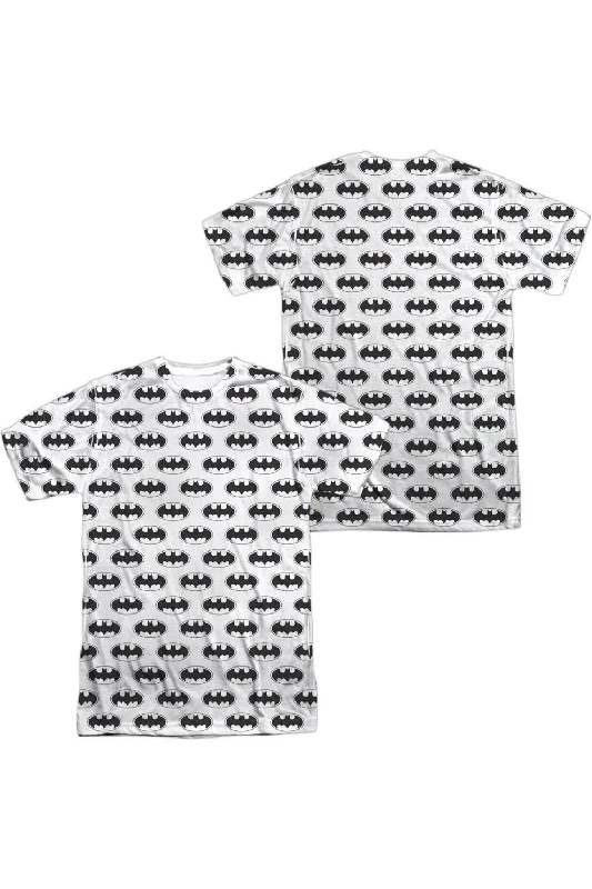 Men's Shirts with Hook-and-Loop ClosuresBatman Bats All Over (Front/Back Print) Short Sleeve Adult 100% Poly Crew Tee / T-Shirt Men's Shirts with Hook-and-Loop ClosuresBatman Bats All Over (Front/Back Print) Short Sleeve Adult 100% Poly Crew Tee / T-Shirt