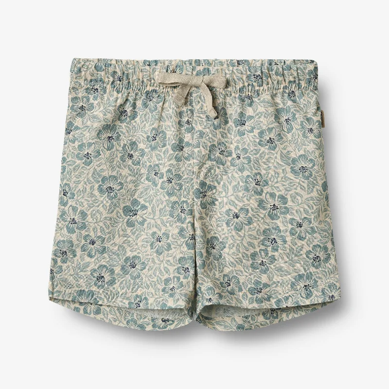 Men's Custom-Fit Pants for a Personalized TouchShorts Max - aqua hawaii flowers