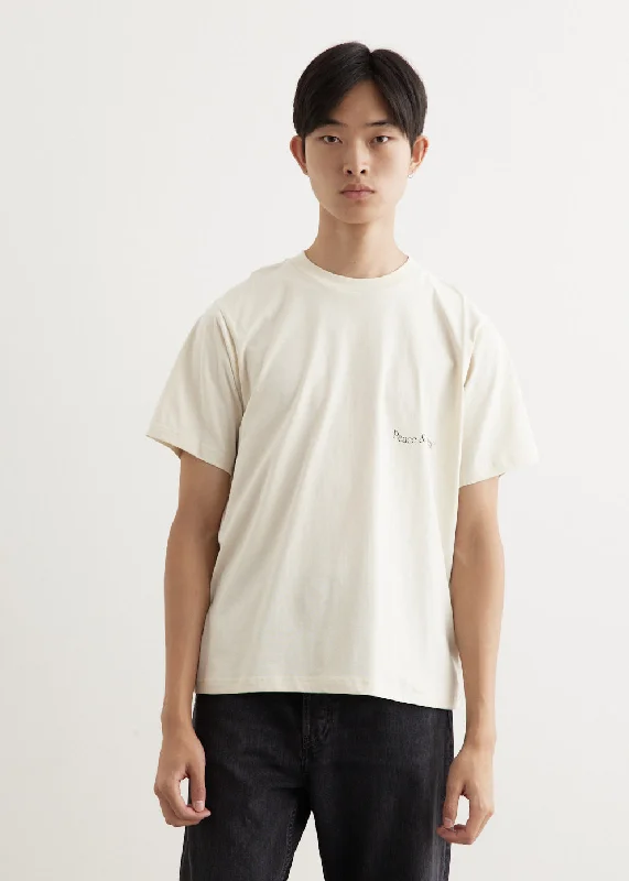 Men's Shirts with Cowl NecksWordmark T-Shirt