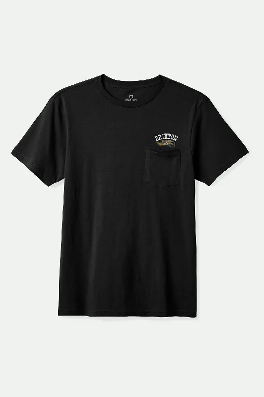 Men's Tailored Shirts for a Professional AppearanceRoller S/S Tailored Pocket T-Shirt - Black Men's Tailored Shirts for a Professional AppearanceRoller S/S Tailored Pocket T-Shirt - Black