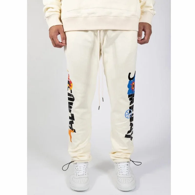 Men's Corduroy Pants for FallAlmost Someday Foundation Jogger (Cream) ASC3-29