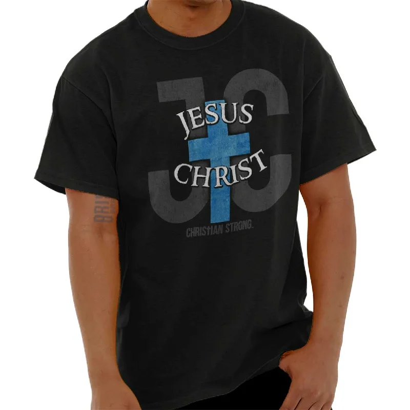 Men's Breathable Shirts for Warm ClimatesJesus Christ JC T Shirt
