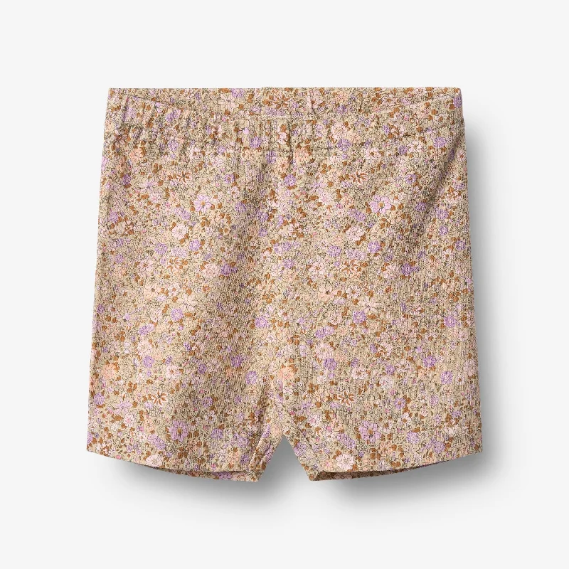 Men's Pants with Welt PocketsBike Shorts Anne - lilac flower meadow