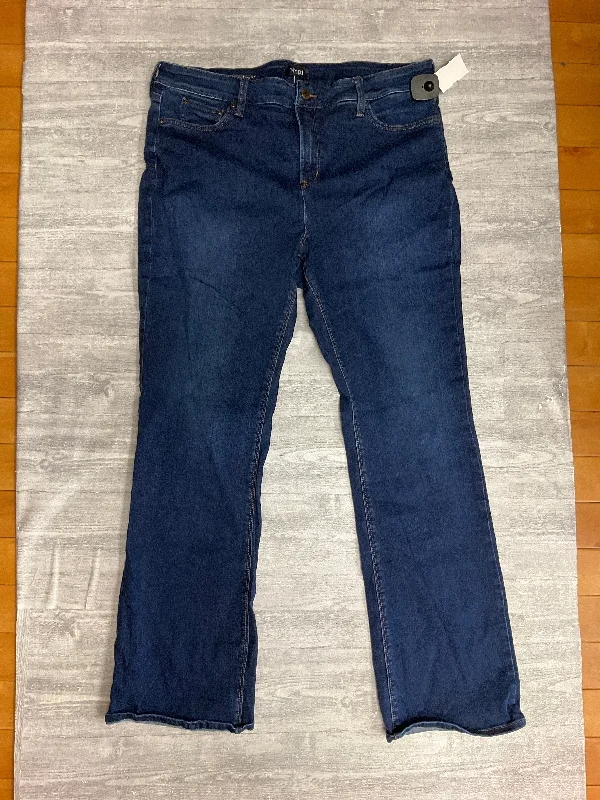 Men's Jeans with RipsJeans Boot Cut By Not Your Daughters Jeans In Blue Denim, Size: 18