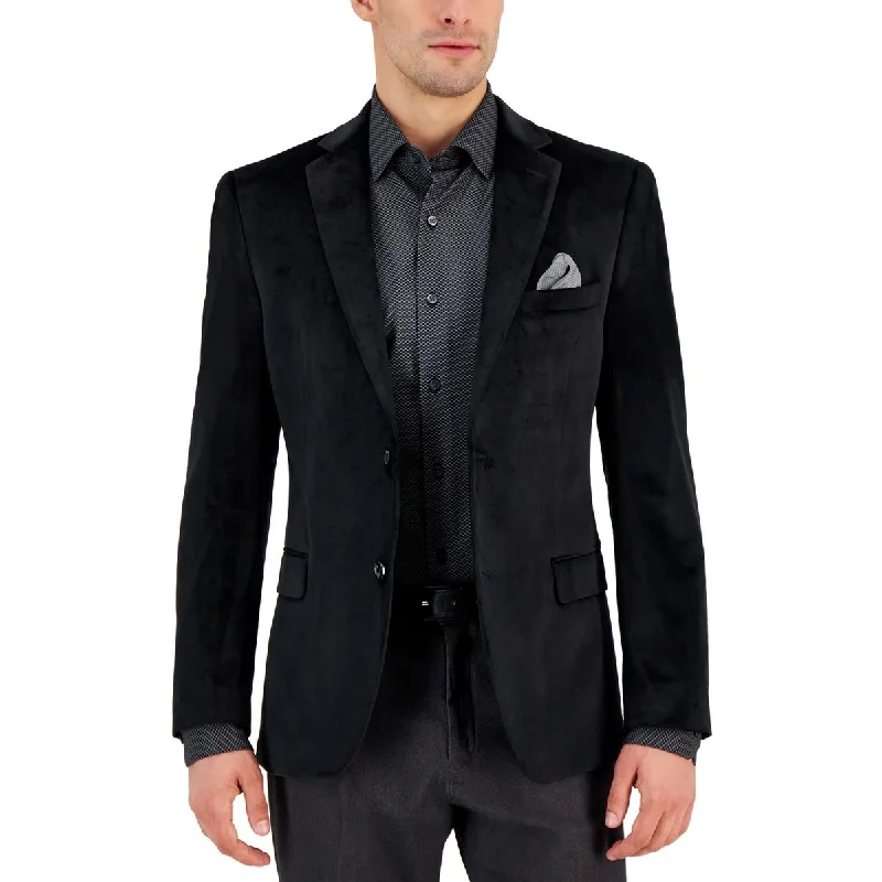 Mens Solid Velvet Sportcoat