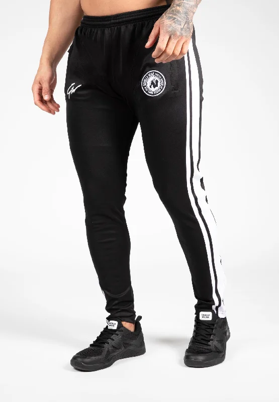 Men's Pants with Logo EmbossmentsStratford Track Pants - Black