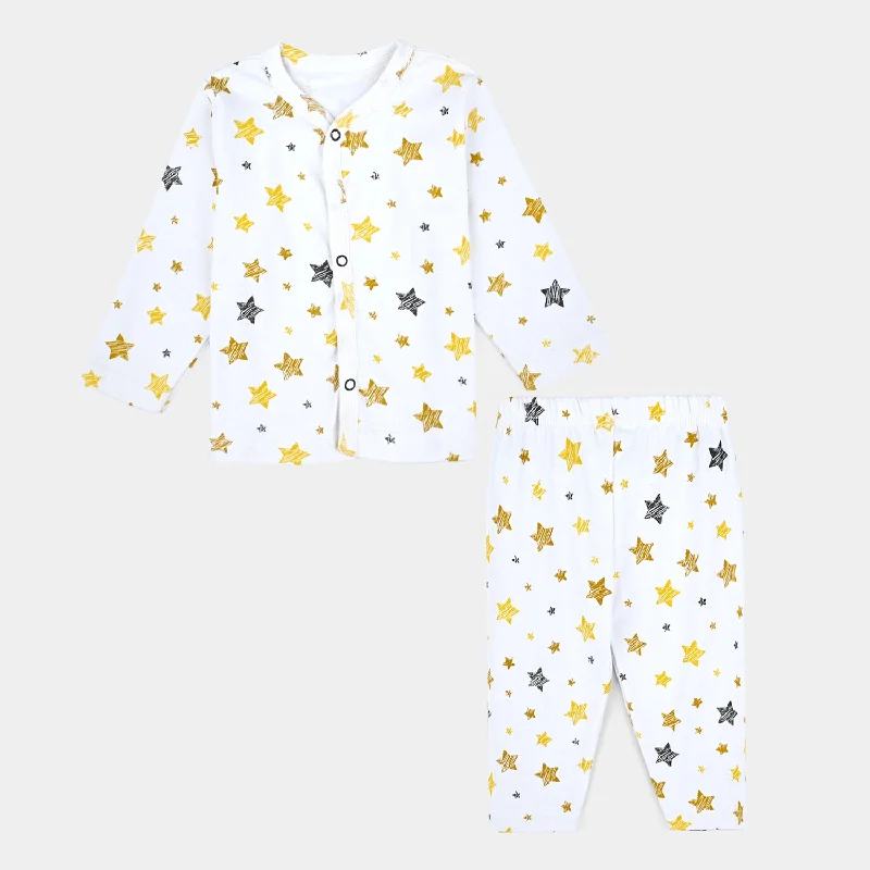 Infant Unisex Night Suit Front Open Star