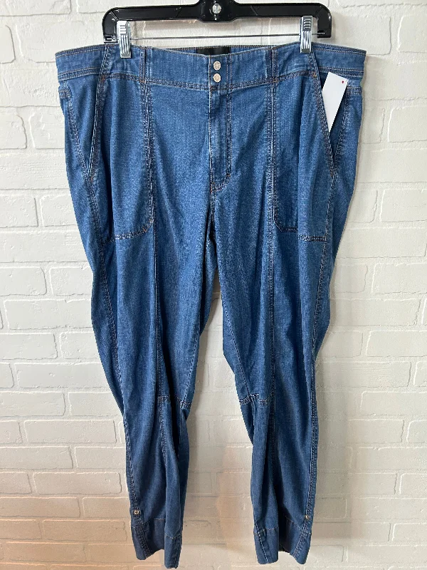 Casual Men's JeansJeans Cropped By White House Black Market In Blue Denim, Size: 16l