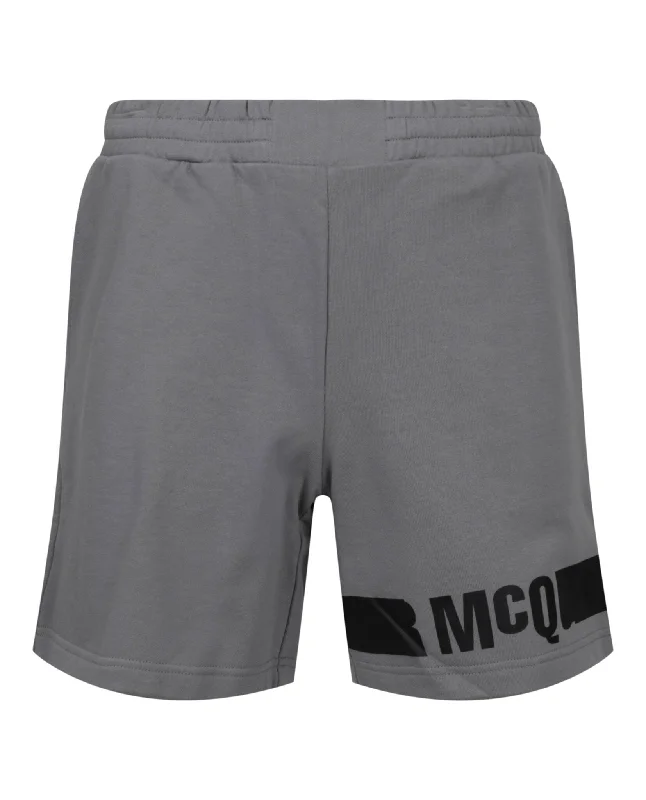 Men's Tapered Pants for a Slimming EffectRedacted Logo Sweatshorts