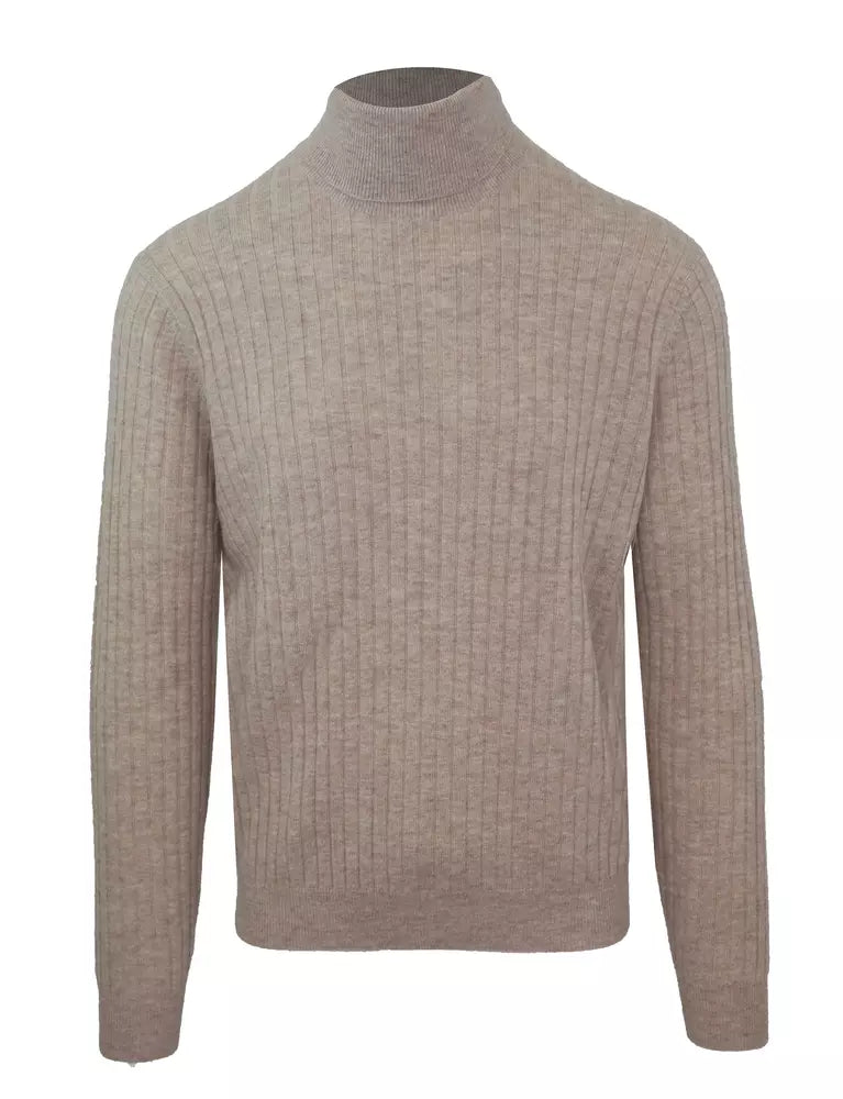 Men's Sweaters with Herringbone PatternsMalo Cashmere-Wool Blend Turtleneck Men's Sweater Men's Sweaters with Herringbone PatternsMalo Cashmere-Wool Blend Turtleneck Men's Sweater