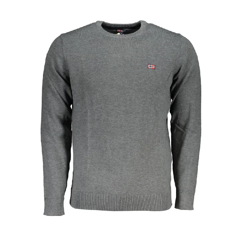 Men's Sweaters with Belt AttachmentsNorway 1963 Fabric Men's Sweater