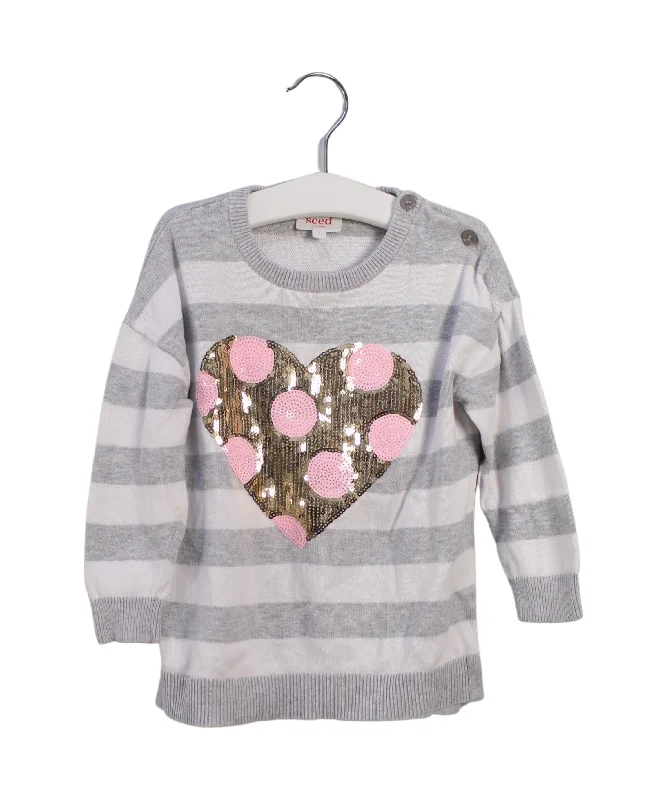 Men's Sweaters with Pleated DesignsSeed Knit Sweater 2T