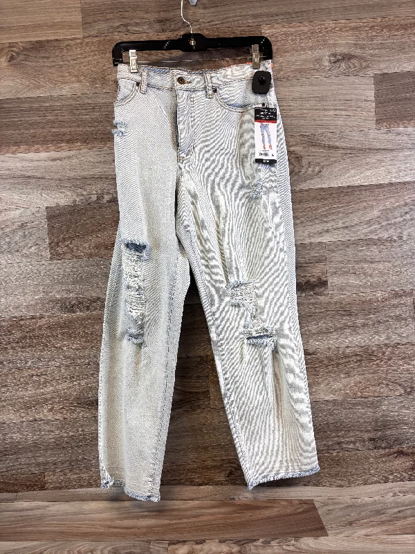 Cool Distressed Men's JeansJeans Boot Cut By Sofia By Sofia Vergara In Blue Denim, Size: 10 Cool Distressed Men's JeansJeans Boot Cut By Sofia By Sofia Vergara In Blue Denim, Size: 10