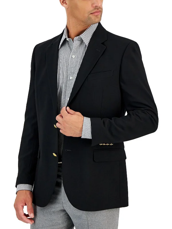 Mens Modern Fit Active Two-Button Blazer