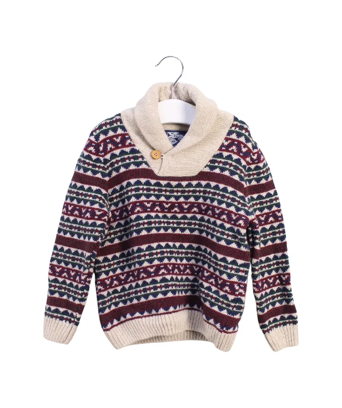 Men's Sweaters with Hidden PocketsThomas Brown Knit Sweater 2T - 3T