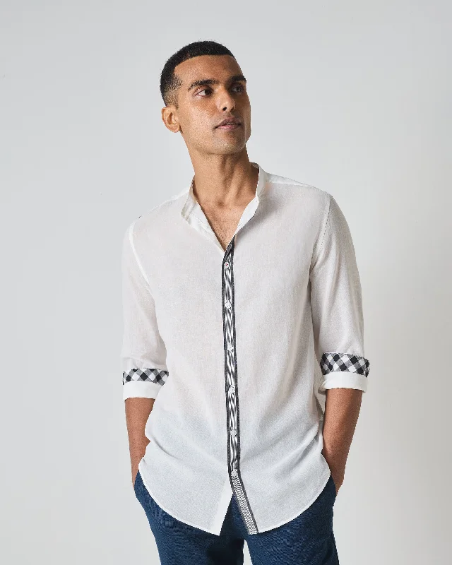 Men's Camping Shirts for Outdoor AdventuresNeil Shirt - White