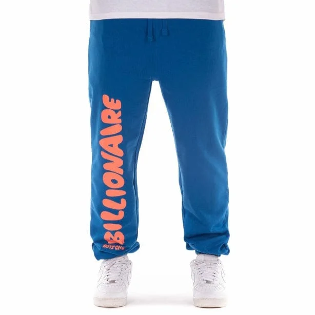 Men's Pants with Contrast Fabric PanelsBillionaire Boys Club BB Infinite Sweatpants (Baliene Blue) 831-9104