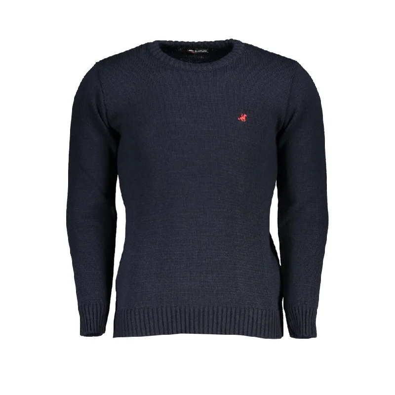 Men's Sweaters with Mock-Neck DesignsU.S. Grand Polo Acrylic Men's Sweater