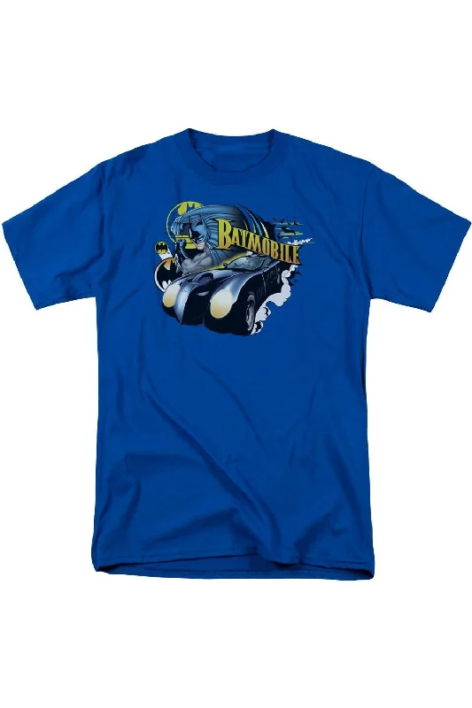 Men's Shirts with TiesBatman Batmobile Short Sleeve Adult Tee / T-Shirt