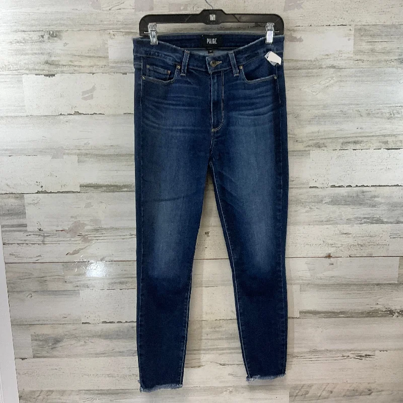 Fashion-Forward Men's JeansJeans Skinny By Paige In Blue Denim, Size: 10