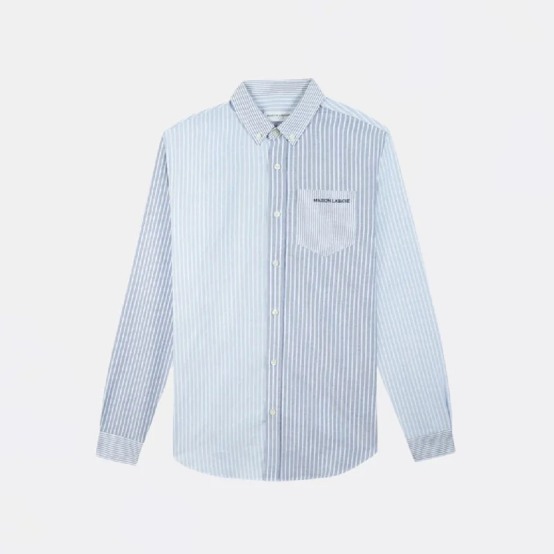Men's Designer Shirts for a Statement Piece"Maison Labiche" Bonne Graine Oxford Shirt (Patchwork Ox) Men's Designer Shirts for a Statement Piece"Maison Labiche" Bonne Graine Oxford Shirt (Patchwork Ox)