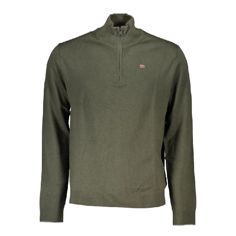 Trendy Men's Oversized SweatersNapapijri Elegant Half-Zip  Men's Sweater