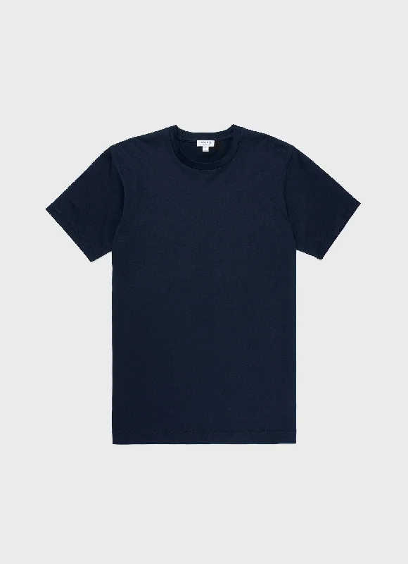Men's Shirts with Contrast StitchingMen's Riviera T-shirt in Navy