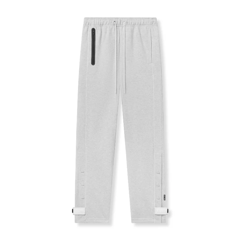 Men's Running Pants for Exercise0998. Herringbone Terry Snap Button Sweats - Heather Grey Men's Running Pants for Exercise0998. Herringbone Terry Snap Button Sweats - Heather Grey