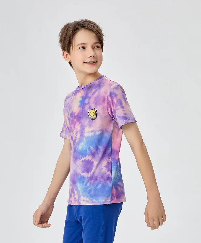 Energized Junior Artletes Dropped Shoulder Tee with Smiley Face 600-1002B